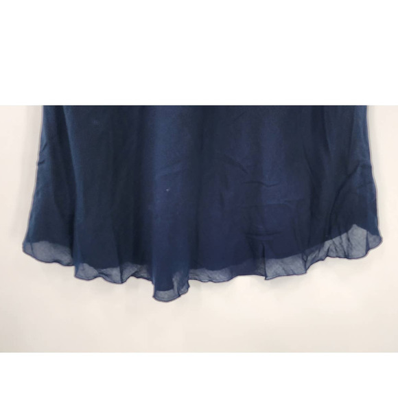 NWOT Cloe Cassandro Blue Midi Rayon‎ Slip Tank Dress Size Medium - Picture 7 of 10